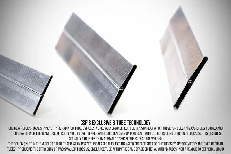 CSF Universal Drag Race / Tuck Radiator w/9in Spal Fan - 10.5in H x 10in L x 3.6 - Image 3 of 4