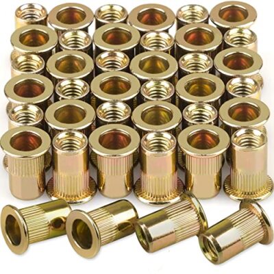 3/8 -16 Rivet Nuts Carbon Steel Rivnuts Threaded Inserts for Metal 3/8-16UNC ...