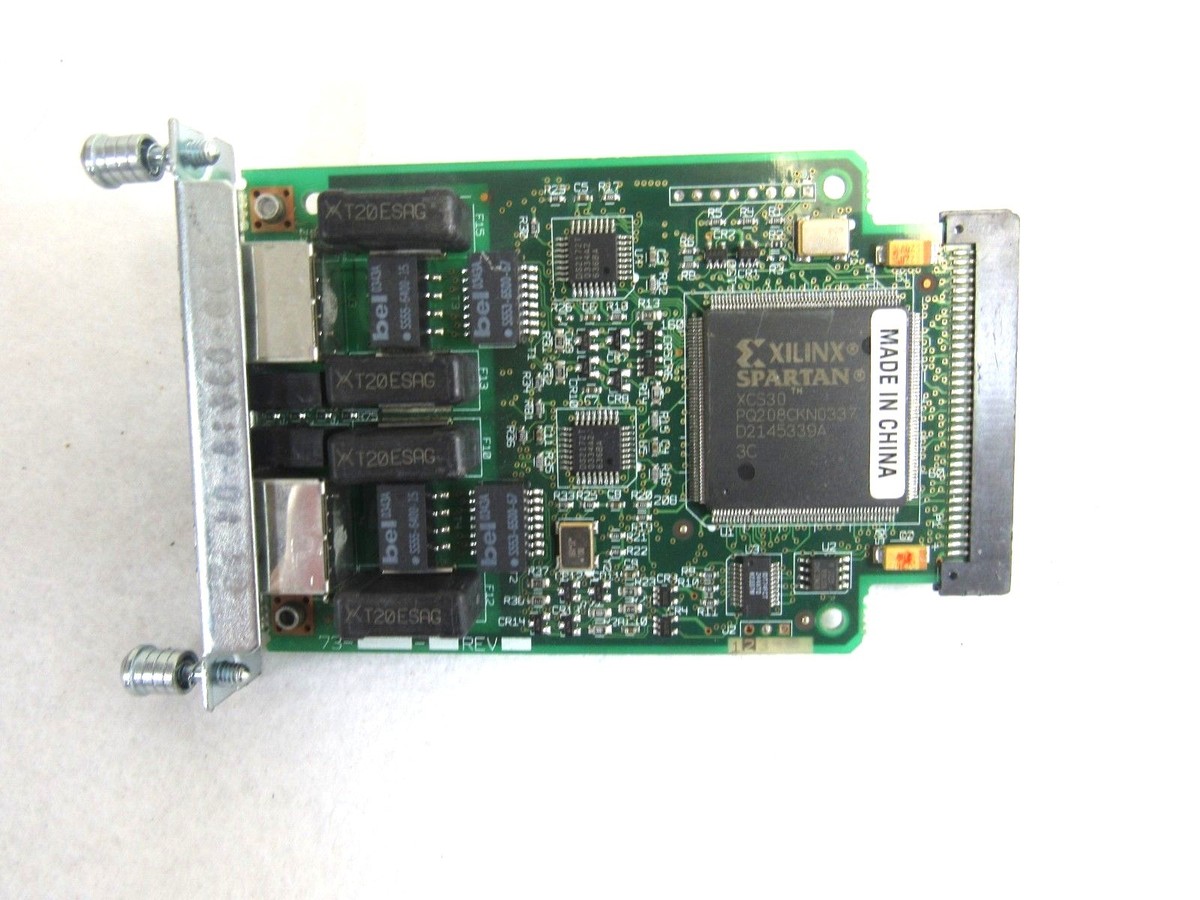 Carte D'extension Cisco VWIC2-2MFT-T1/E1 – Neuve