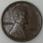 1917 1C Lincoln Cent AU Uncertified #