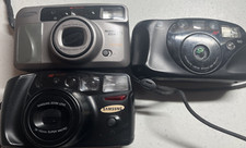 Lot 3 Point  Shoot 35 Camera Maxima Zoom 105  125 And Minolta Freedom AS IS 