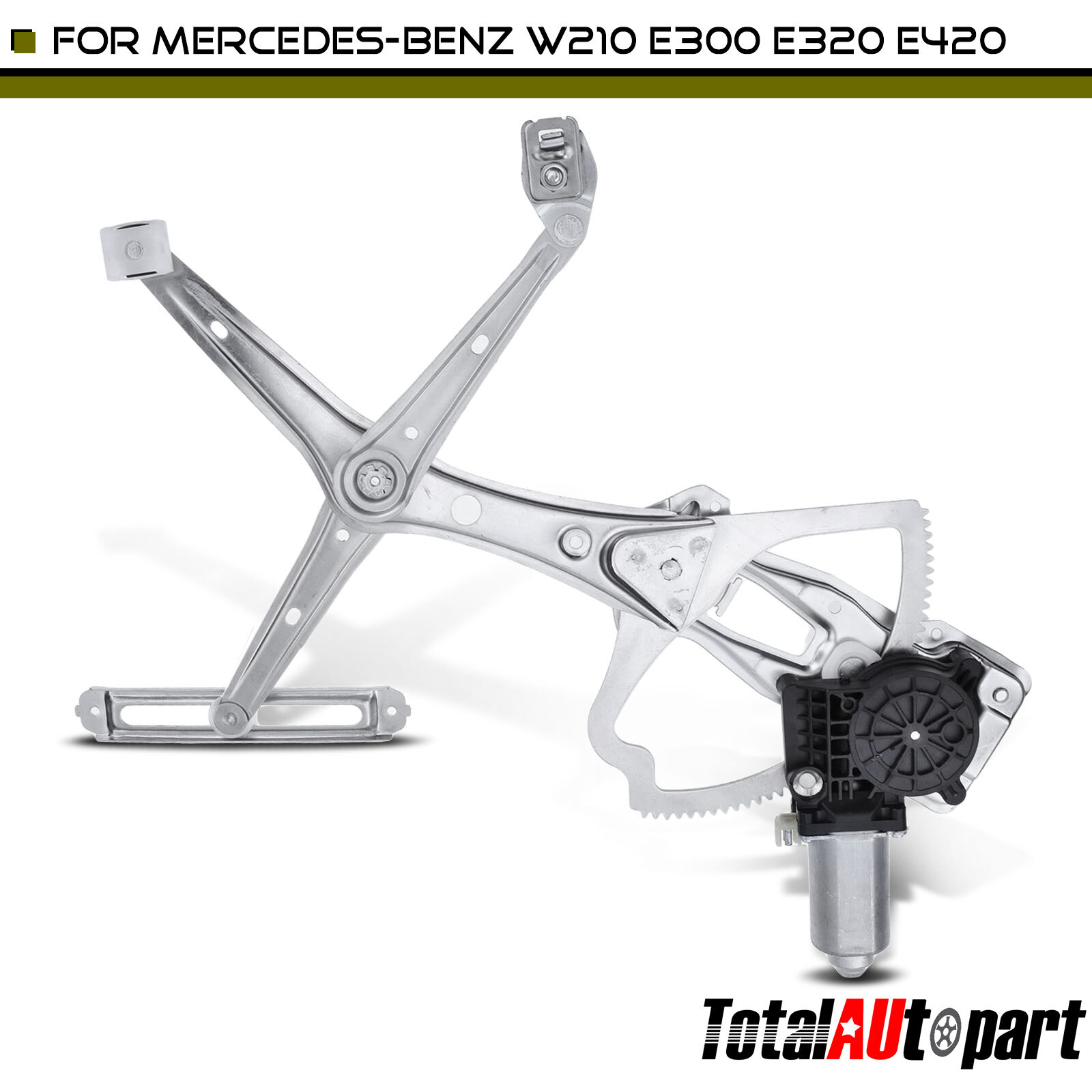 Power Window Regulator w/ Motor for Mercedes-Benz W210 E300 E320 E420 ...