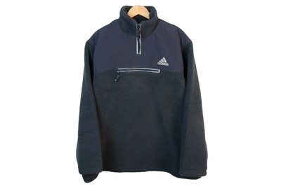 mens Fleece Sherpa Anorak Jacket 