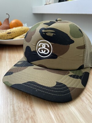 Bape Stussy 30th anniversary Hat | eBay