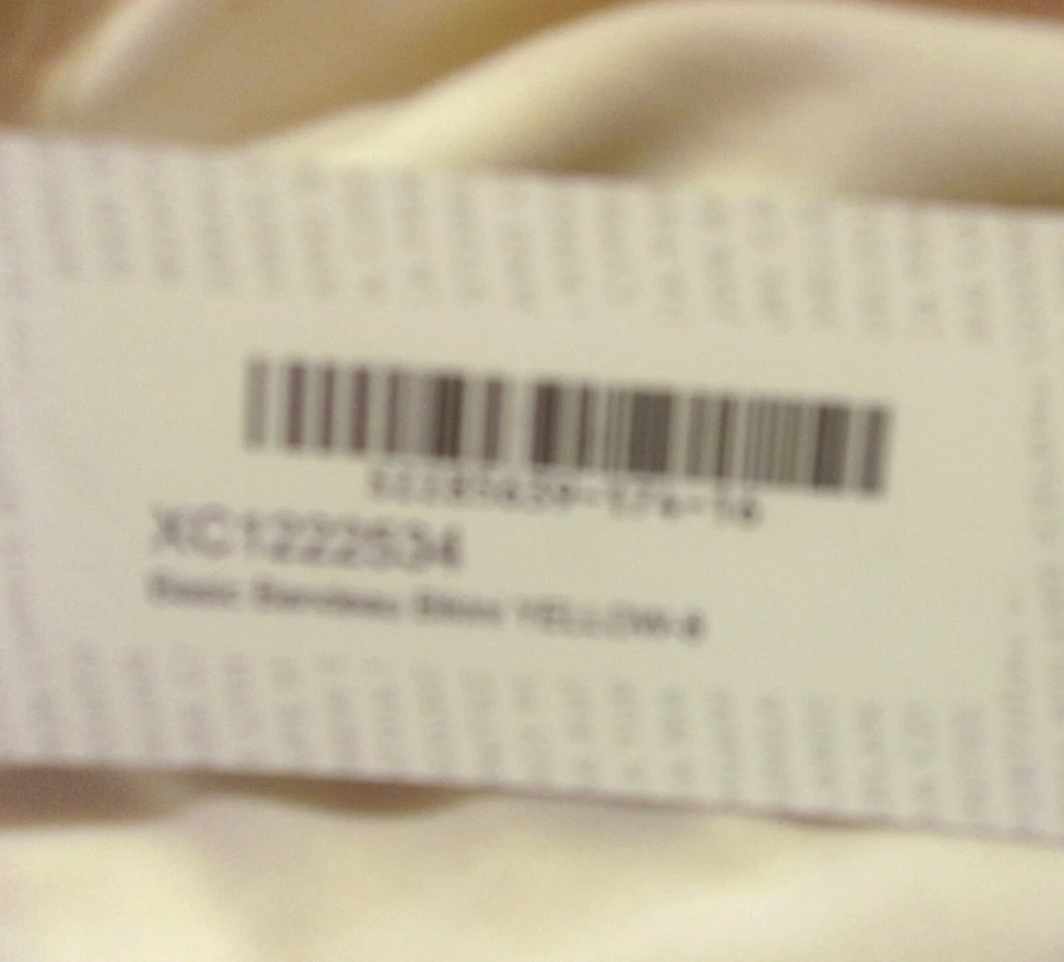 JUEGO DE BIKINI BANDEAU AMARILLO PARA MUJER~talla 4~NUEVO~CUERDA traje de baño 2 piezas Foto 4 de 4