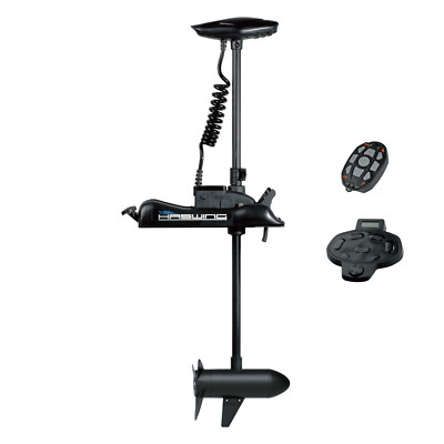 Haswing Cayman Black 12V 55LB  48'' Shaft TROLLING MOTOR Fishing (Remote+Foot)