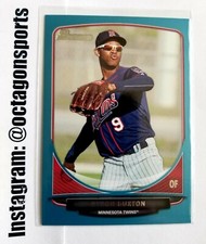 2013 TOPPS BOWMAN BLUE BYRON BUXTON RC! 25/500! 1/1! JERSEY NUMBER!