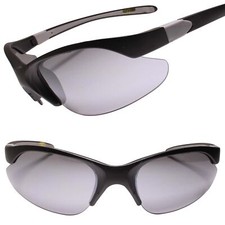 Black Frame Wrap Around Sport Sunglasses for Active Outdoor Lifestyles
