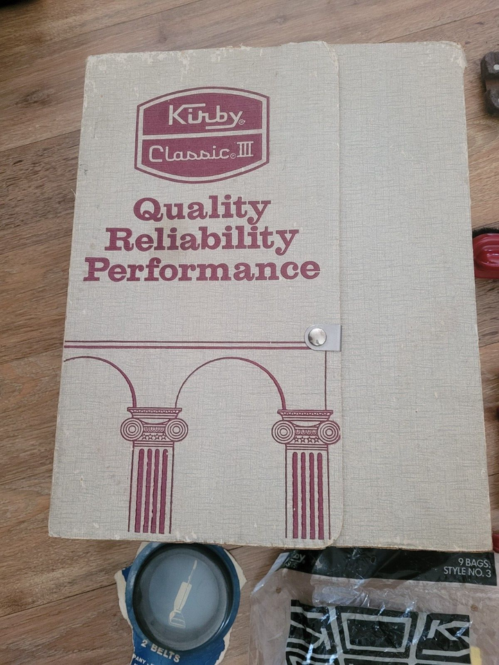 KIRBY CLASSIC III 18pc Attachments w/Original Box+2 New Belts 1 New Bag ...