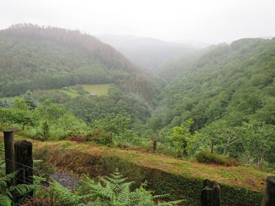 Foto 6x4 Cwm Rheidol Teufelsbrücke\/Pontarfynach Blick Richtung He c2015
