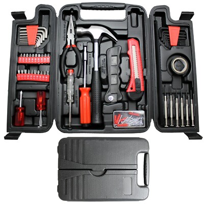 142 Piece Tool Set with Molded Case, US & Metric Allen Wrenches
