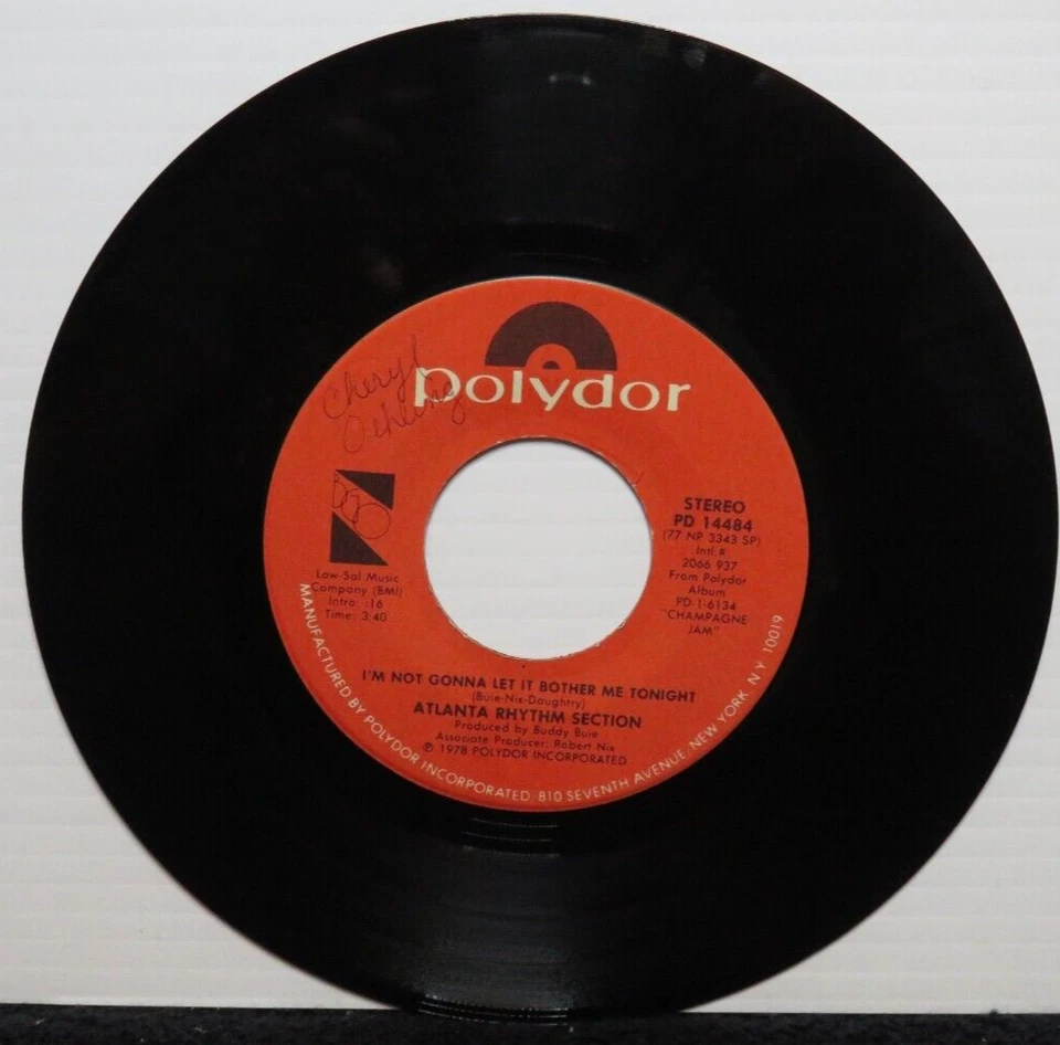ATLANTA RHYTHM SECTION THE BALLAD OF LOIS MALONE/I'M NOT GONNA (VG+) 45 RECORD - Image 2 of 2