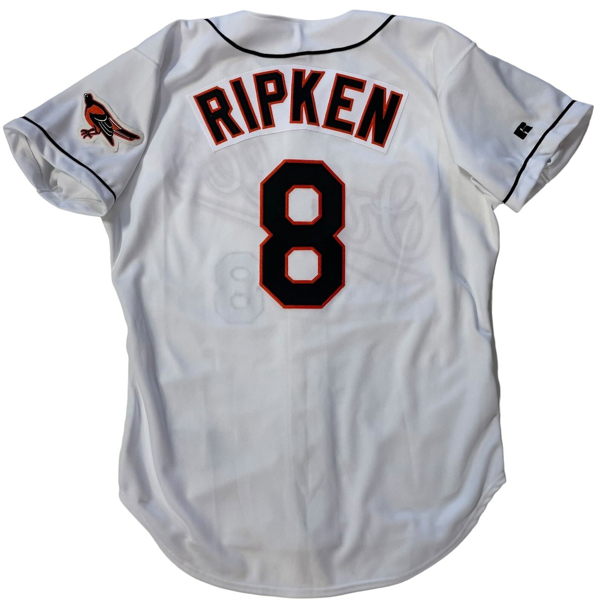 CAL RIPKEN JR. 1995 ORIOLES AUTHENTIC RUSSELL JERSEY 44 DIAMOND