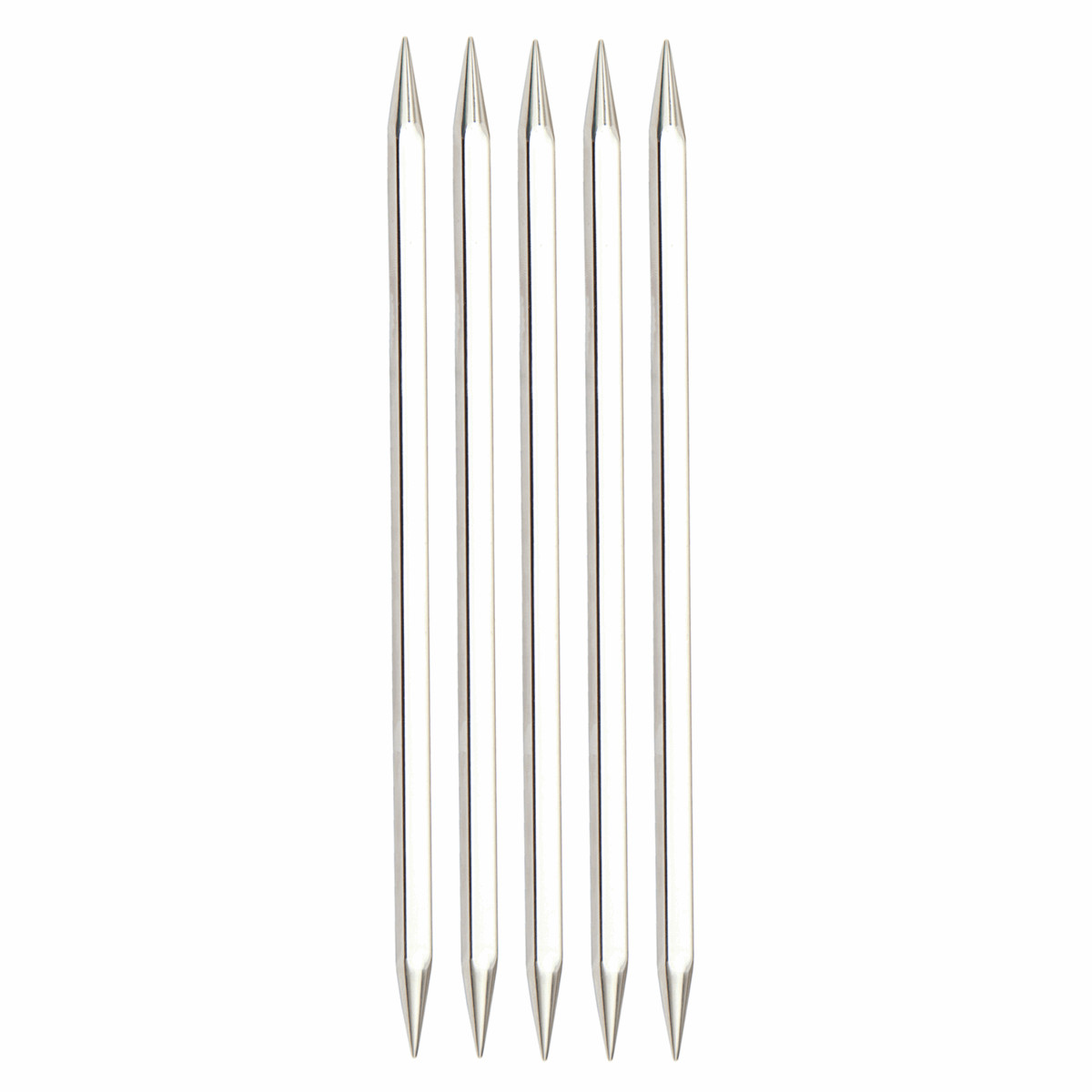 Knitpro Unisex Multicolor Nova Cubics: Knitting Pins: Double-Ended: Set Of Five: 15Cm X 2.50Mm - Image 2