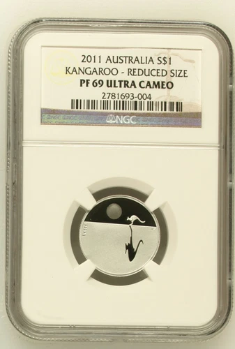 2011 AUSTRALIA KANGAROO - REDUCED SIZE  -  NGC PF69 UC