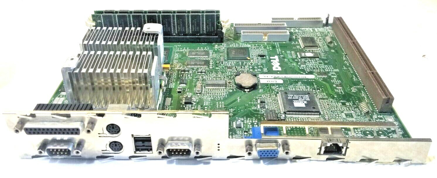 DELL MX-036XMT MOTHERBOARD + INTEL PENTIUM 3 667MHz SL3XW + 512MB RAM + I/O