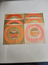 45 RPM 7" RECORD SLEEVES CO. SLEEVE 6 PACK SEE PHOTOS - Capitol SLV62-4 