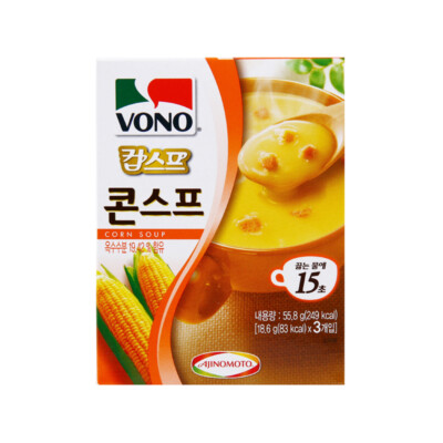 Japanese AJINOMOTO VONO Instant Cup Soup Series CORN MUSHROOM