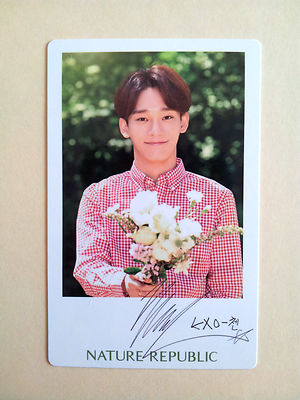 EXO Nature Republic OFFICIAL STANDING FIGURE Standee & Photocard