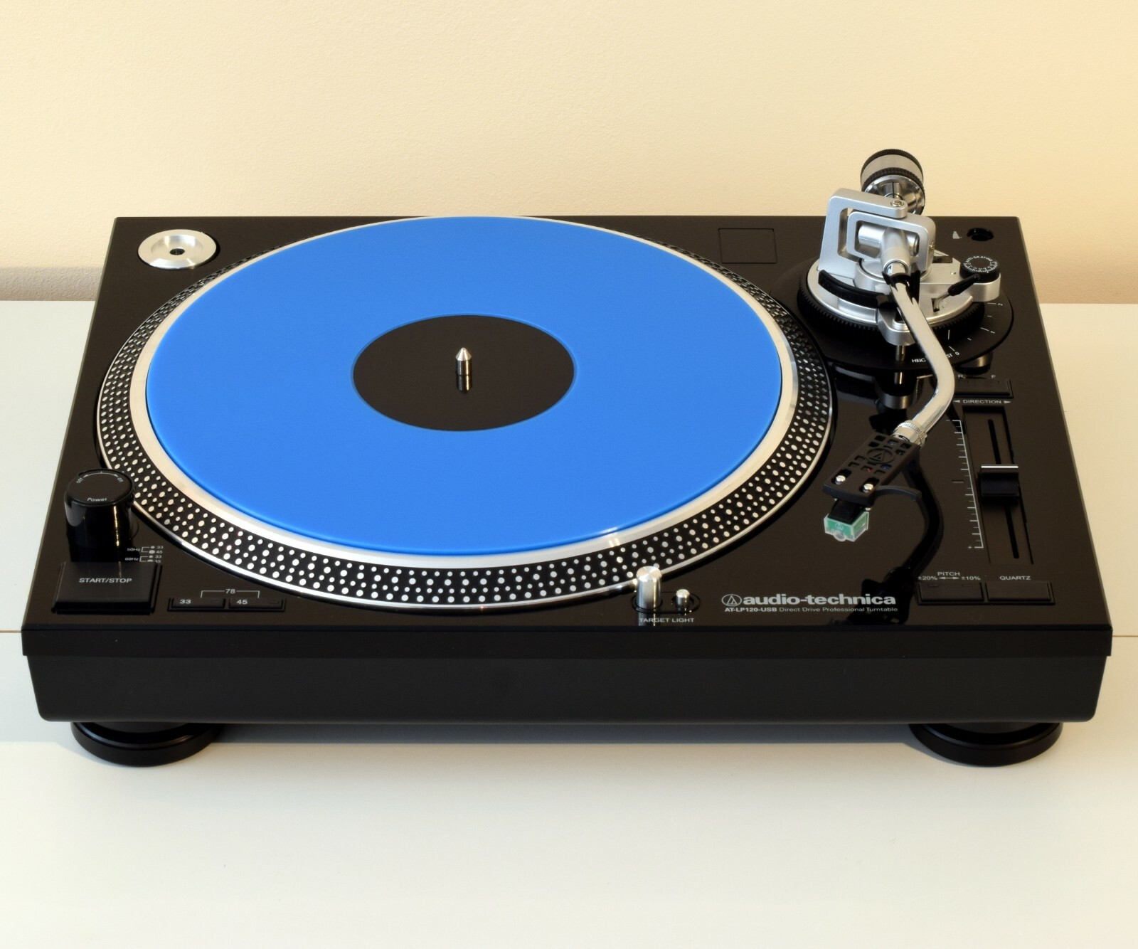 Turntable Platter Mat. Fits TECHNICS SL1200 SL1210 AUDIO TECHNICA LP120