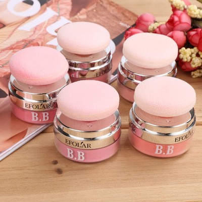 5 Farben 3D Gesicht Loser Puder Rouge Rouge Weich Natürliche Wange Make-up Kosmetik 