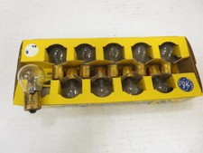 Vintage Stop Tail Light Bulb 12 Volt Ge 1073 Box Of 10 Bulbs