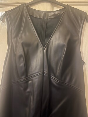 Black leather dress (size uk10)-Primark | eBay UK Black leather dress (size uk10)-Primark | eBay UK