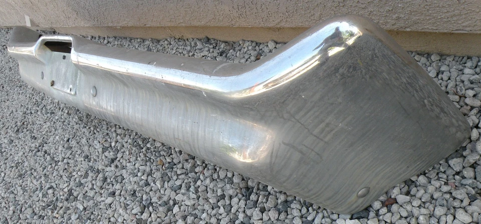 X PARAGOLPES DELANTERO CHRYSLER NEWPORT NEW YORKER NUEVO TRIPLE PLATEADO CROMADO 1961-1962 Foto 4 de 4