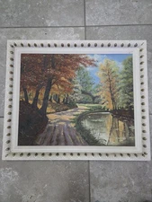 Original oil on canvas signed by E. Wexler 5/58