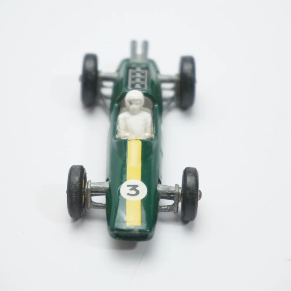 Matchbox Lesney Lotus #19 Series Die Cast Green Race Car White Driver England - Image 2 of 4