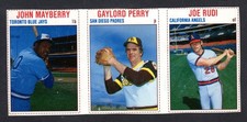 1979 HOSTESS PANEL #82 83 84 J. Mayberry / Gaylord Perry / Joe Rudi  SP VG-EX  A