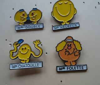Pin's x 4 : Monsieur Madame