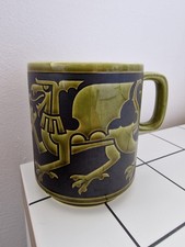 Vintage Hornsea Pottery Prince Of Wales Welsh Dragon Mug, John Clappison 1973