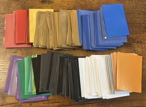 Yugioh/Pokemon Card Sleeves. Lot Of 200+. Multiple Colors
