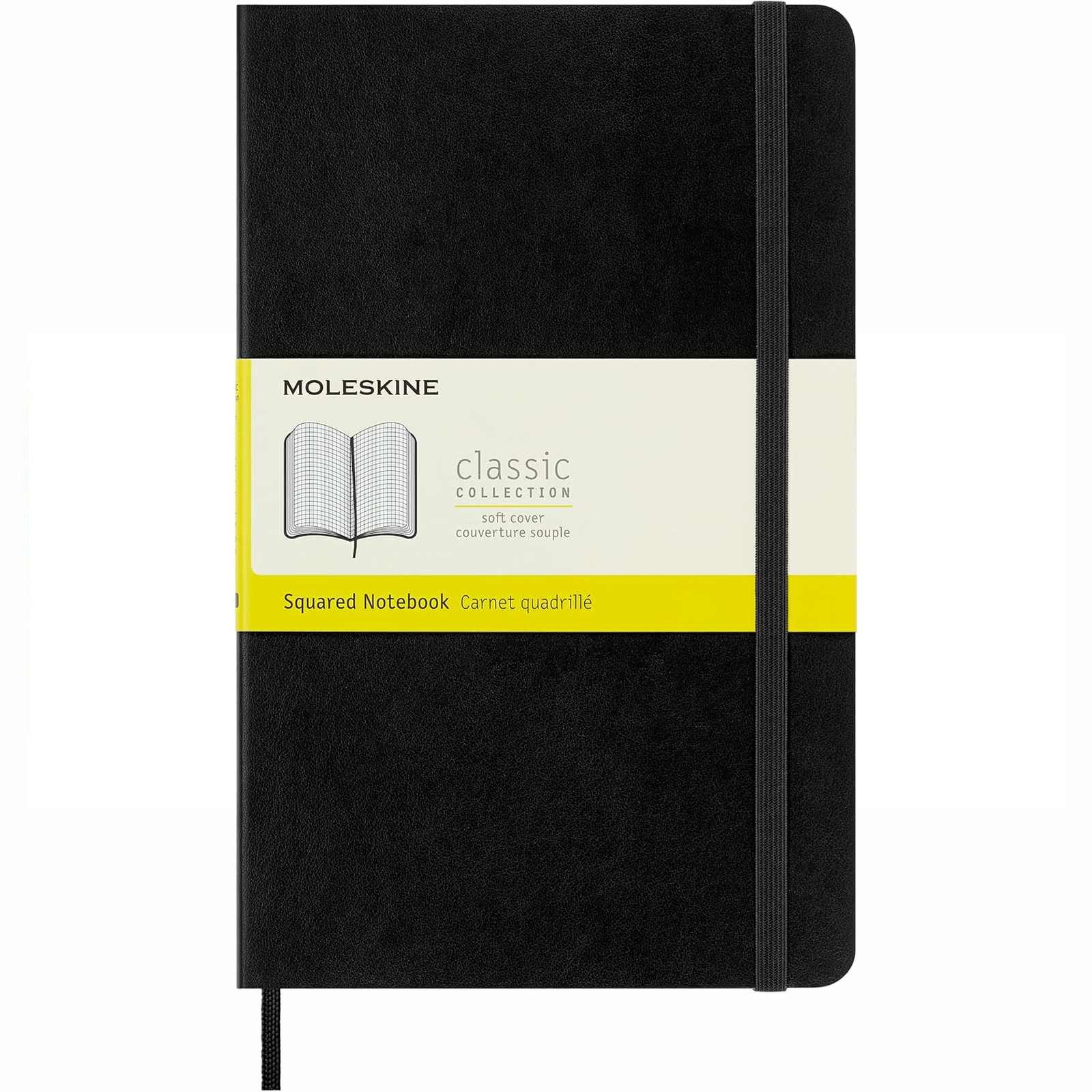 Soft Large Squared Notebook Black Moleskine - Image 5