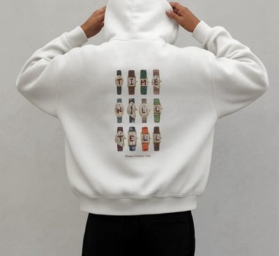 NWOT Monaci Athletic Club Collectors Circle Blanc Edition Hoodie Size: S Rare