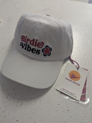 Marie Birdie Women's Golf Cap Hat White Birdie Vibes New With Tags