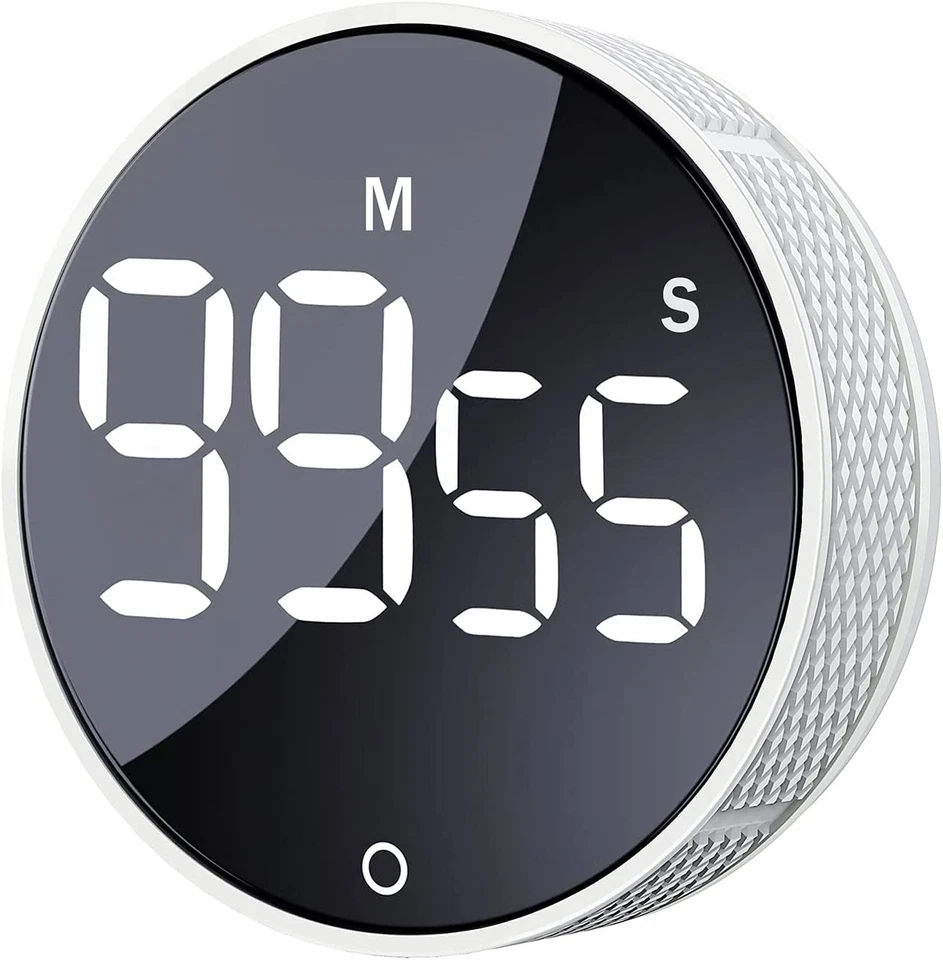 Timer Da Cucina Grande LED Magnetico Con Conto Alla Rovescia, Timer Visivo, Faci - Immagine 2 di 4