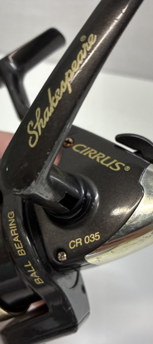 cirrus cr535 shakespeare spinning reel fishing 6'6