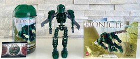 Bionicle Toa Metru Set of 6: 8601-8606 w/Mans, Cans, Kanoka Cards & Glitter Lids