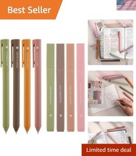 Aesthetic Highlighters and Gel Pens, Earthy Bible Highlighters No Bleed, 8 Pa...