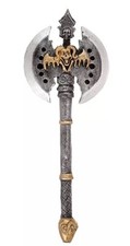Deluxe Double Bladed Dark Viking Axe Prop