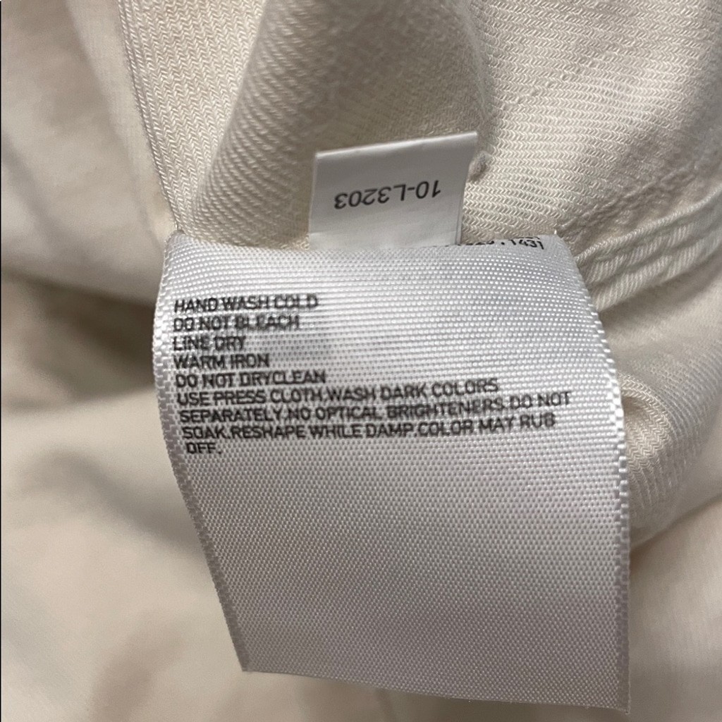 INÈS DE LA FRESSANGE X UNIQLO Trench Coat Size XL Cream Button Up Belt Pockets thumbnail 12