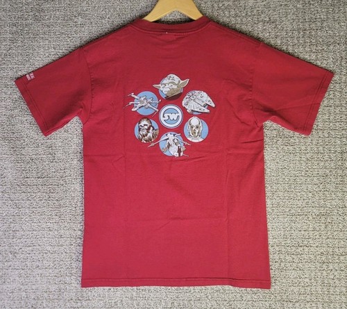 Vintage Star Wars T Shirt SIG 05 Red 5 Industrial Light & Magic Size Small