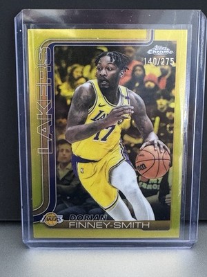 Dorian Finney-Smith - 2025-26 Topps Chrome #192 Yellow Refractor /275 Lakers