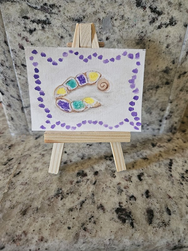 ACEO Original Watercolor Painting Tasty Treat
