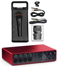 Focusrite SCARLETT 18I16 4G 4th Gen 24-bit 192 kHz Audio Recording Interface Mic