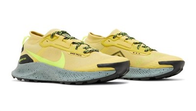 New Nike Pegasus Trail 3 GTX Mens sz 8.5 Volt Yellow Black Hiking DC8793 300