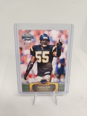 2011 Topps Triple Threads JUNIOR SEAU #32 GOLD 81/99 San Diego Charger HOF