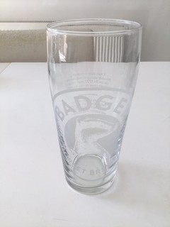 Hall & Woodhouse Badger Beer Glass 1 Pint